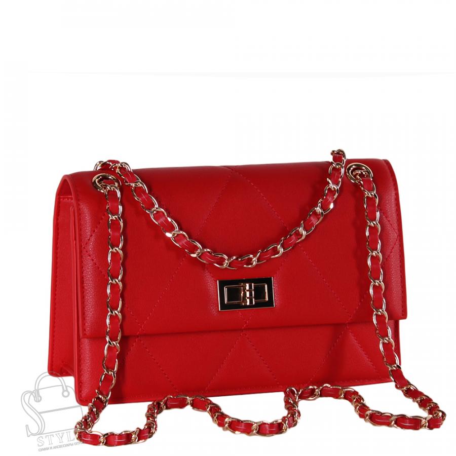 Сумка женская кожаная 87257-1VG red Vitelli Grassi/30