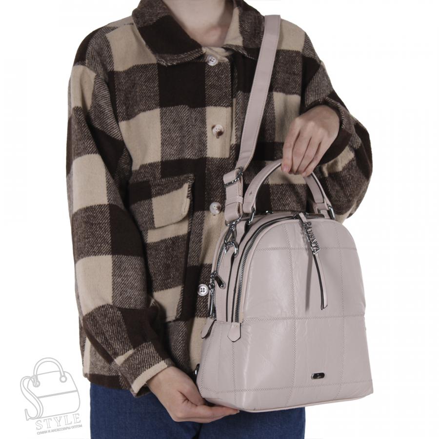 Рюкзак женский 670122 beige Velina Fabbiano - Safenta/30