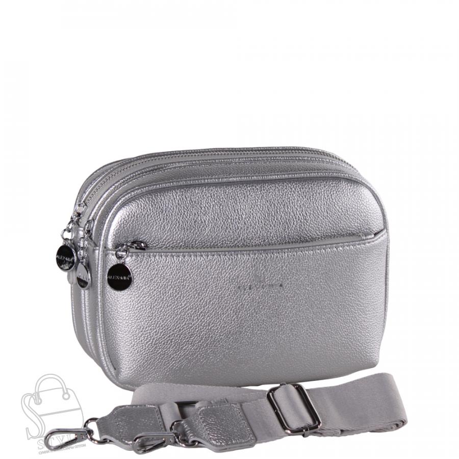 Сумка женская 8394ACD silver Alex&Mia/30