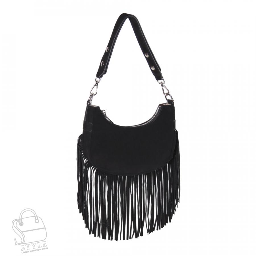 Сумка женская кожаная 99098NNAA black Natale Navetta /30