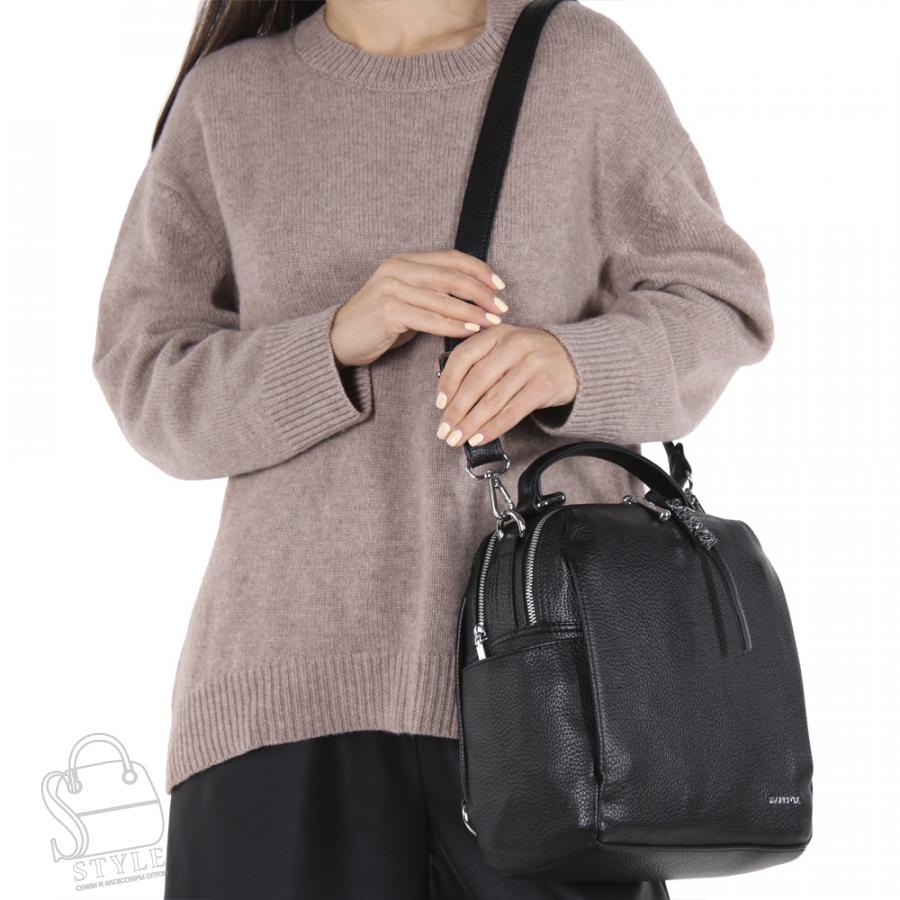 Рюкзак женский 69013-23 black Velina Fabbiano - Safenta/30