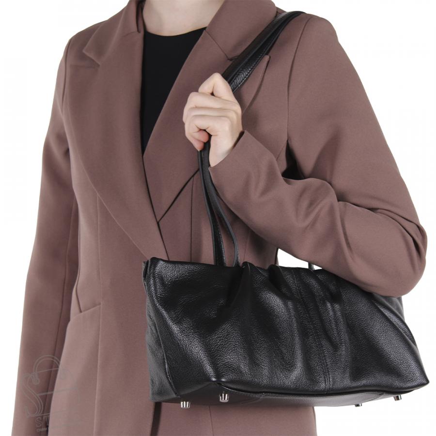 Сумка женская кожаная 3613VG black Vitelli Grassi/30