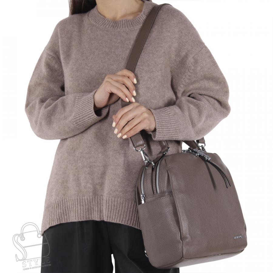 Рюкзак женский 69013-23 khaki Velina Fabbiano - Safenta/30