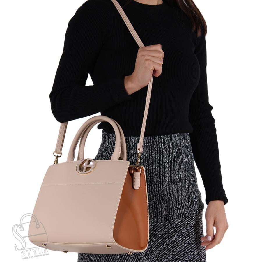 Сумка женская 012306006 off white Chrisbella/50(дефект)