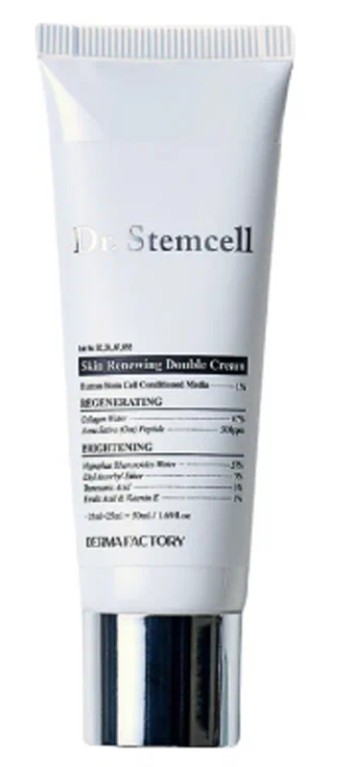Derma Factory DR. STEMCELL SKIN RENEWING DOUBLE CREAM Восстанавливающий крем для лица со стволовыми клетками 50мл