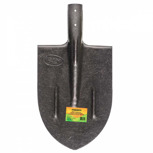 Лопата штыковая (NA1695) остроконечная рельсовая сталь с ребрами жесткости САДОВИТА  (12)