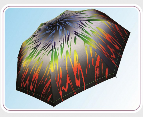 Зонты полиэстер с 8-ю спицами в 5 сложений