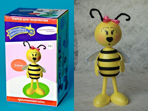 Кукла из фоамирана: Пчелка