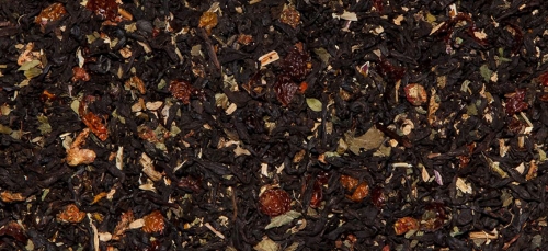 Vitality - Сити Индийский черный чай с имбирем, мелиссой, зверобоем, крапивой, шиповником, ягодами садовой земляники и облепихи с ярким землянично-вишневым ароматом 