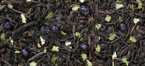 Черника в йогурт   (Цейлонский отборный чай в сочетании с ягодами черники, лепестками василька, листьями смородины с нежными нотами черники и йогурта 