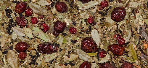 Vitality - Капельки росы Чайный напиток из плодов шиповника,листьев смородины, брусники, малины, ягод рябины и красной смородины, индийского крупнолистового чая 