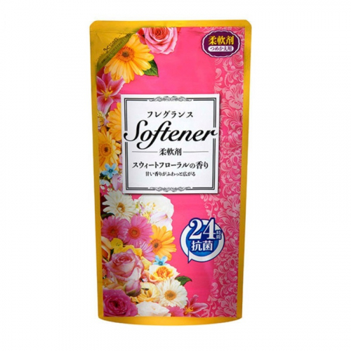 ND Антибактериальный кондиционер-ополаскиватель ''Softener floral''с нежным цветочным ароматом (мягкая упаковка) 500 мл