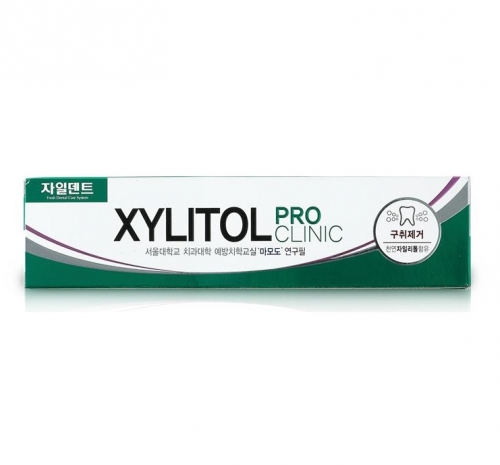 Укрепляющая эмаль лечебно-профилактическая зубная паста c экстрактами трав '' Xylitol Pro Clinic'' 130 гр