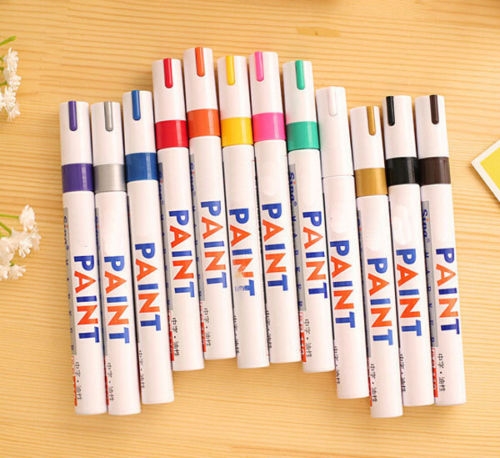 Маркер промышленный несмываемый белый