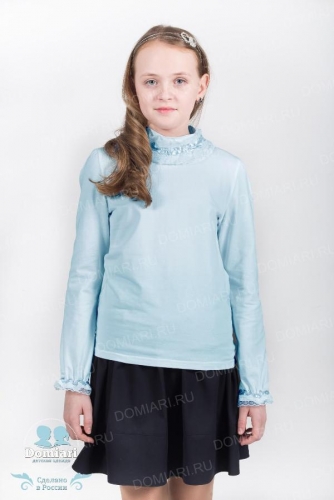 Блузка школьная 21113 голубой