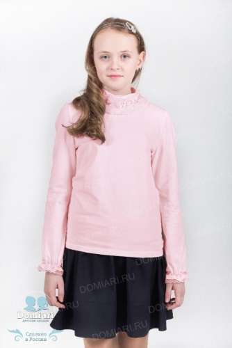 блузка школьная 21113 розовый