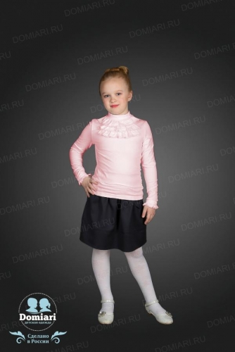 блузка школьная  4913 розовый