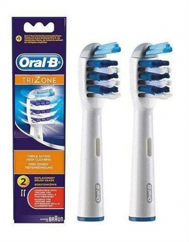 Насадка для электрической зубной щетки Oral-B Trizone, 2 шт. в розничной упаковке
