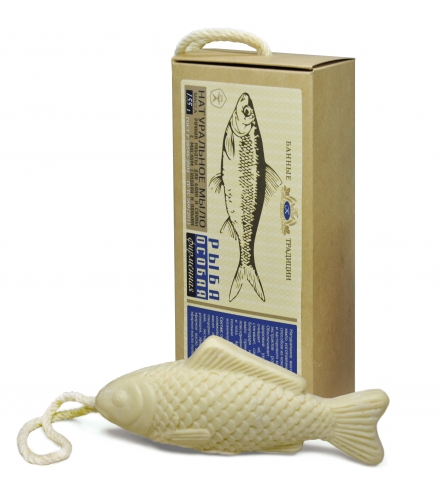 Мыло подарочное  Рыба в коробке, 155 г 