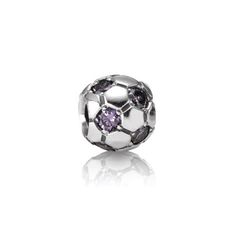 Фиолетовый футбольный мяч f028