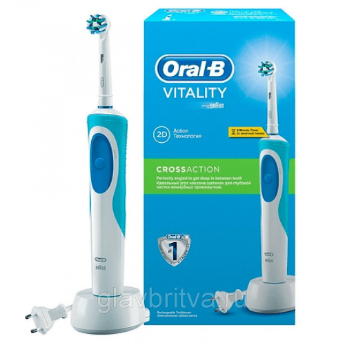 ЭЛЕКТРИЧЕСКАЯ ЗУБНАЯ ЩЕТКА VITALITY ORAL-B BRAUN (АККУМУЛЯТОРНАЯ)