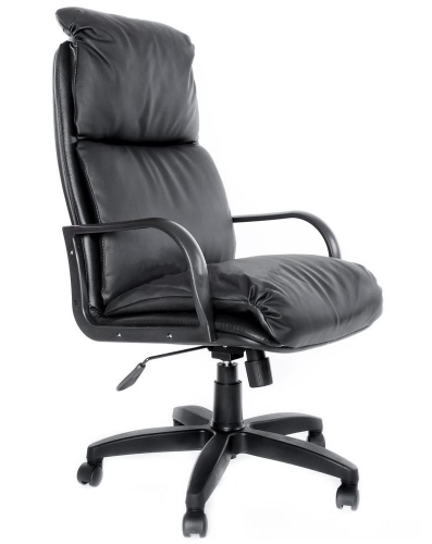 Кресло руководителя 1На_ди_р стандарт кожа (черная)
