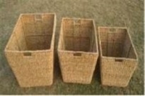 Комплект из 3х плетеных корзин BиDиI-4и3 (Джут)