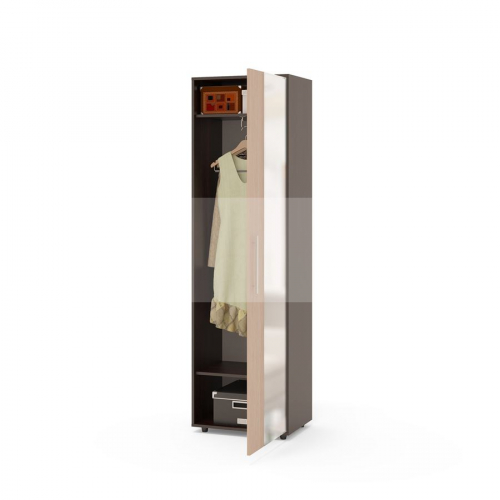 Шкаф для одежды ШОО-2 венге/бел.дуб
