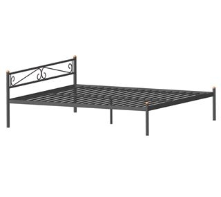 Кровать Глэдис-М (120х200/металл-Коричневый бархат)
