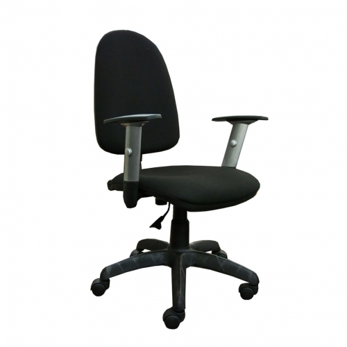 Компьютерное кресло Престииж new 0и6 B-1и4 (чёрный) с регулируемыми подлокотниками