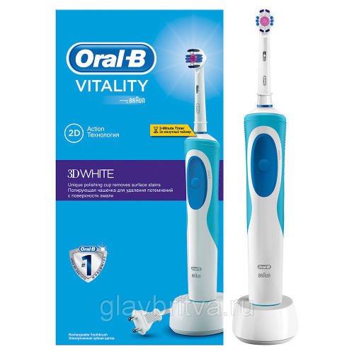 АКЦИЯ!!! Электрическая зубная щетка Vitality Oral-B BRAUN (аккумуляторная)