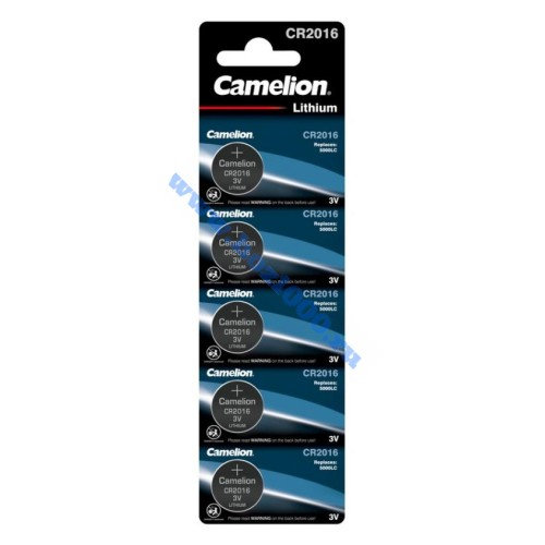 Батарейки CR-2016 Camelion  (5 шт.)