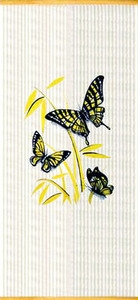 Бабочки жёлтые на белом. Обогреватель