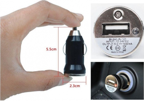 Адаптер прикуриватель-USB в авто 904556