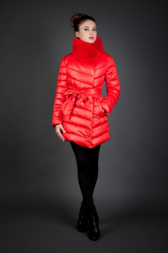 Куртка женская зимняя 15708 натуральный мех