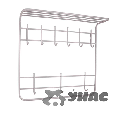 Вешалка 2-х ярус. 80см  белый ВСП9Б х1