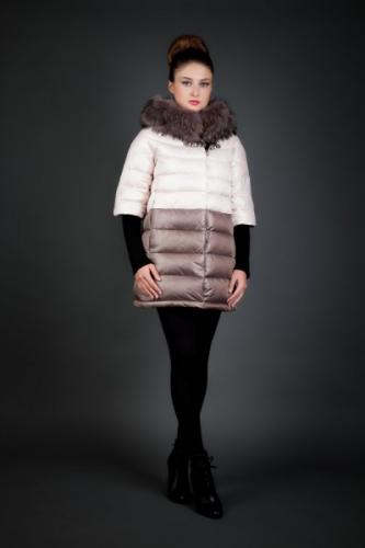 Куртка женская зимняя 77927 натуральный мех