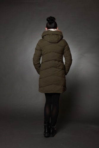 Куртка женская зимняя 1715 хаки