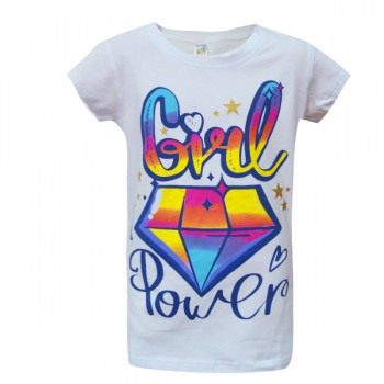 футболка для девочки микс цветов