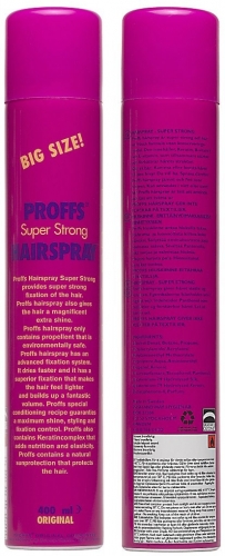 PROFFS Лак для волос Super Strong 400 мл