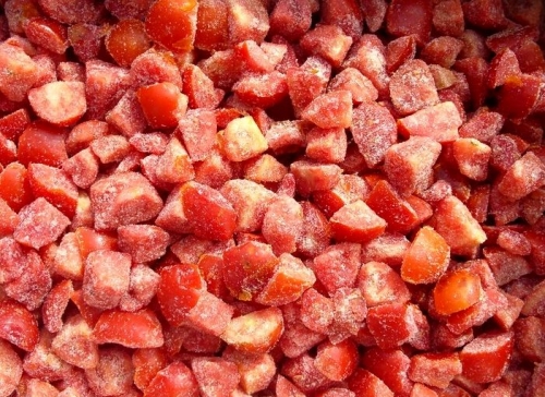 Замороженные томаты кубик весовые