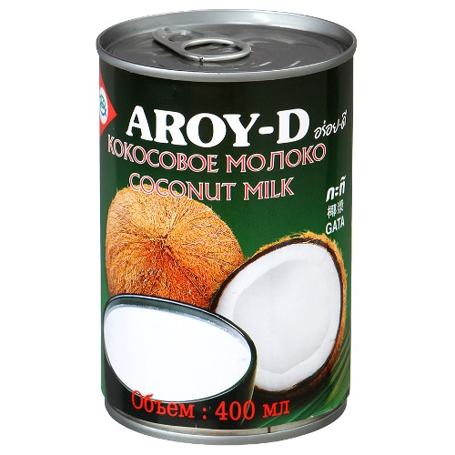 Кокосовое молоко 60% жирн. AROY-D ж/б  400мл
