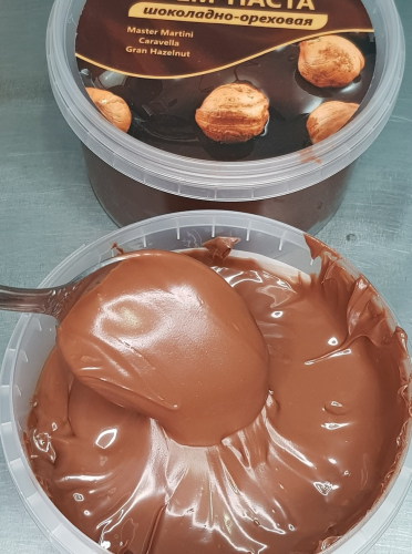 Шоколадно-ореховая паста Caravella Gran Hazelnat - ореха 12%! самый насыщенный вкус  - пр-во Италия (12% нат. лесной орех)