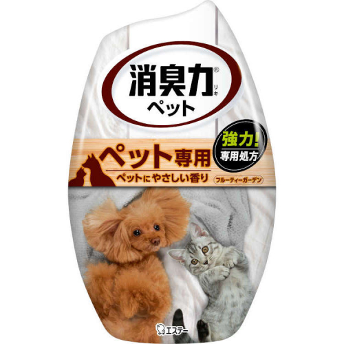 Жидкий дезодорант–ароматизатор “SHOSHURIKI'' для комнат против запаха домашних животных  с фруктовым ароматом, 400мл