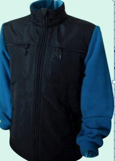 Куртка для мальчика ПА Ф163 мор.волна/черный