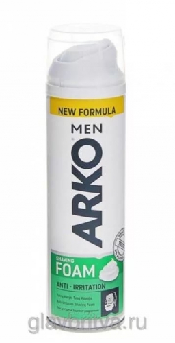 ARKO Пена для бритья  ANTI IRRITATION (против раздражения) 200 мл