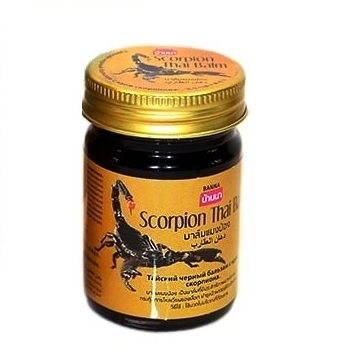 Черный тайский бальзам BANNA С ядом скорпиона 50гр