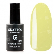 Grattol, Гель-лак Light Yellow №125 (9 мл.